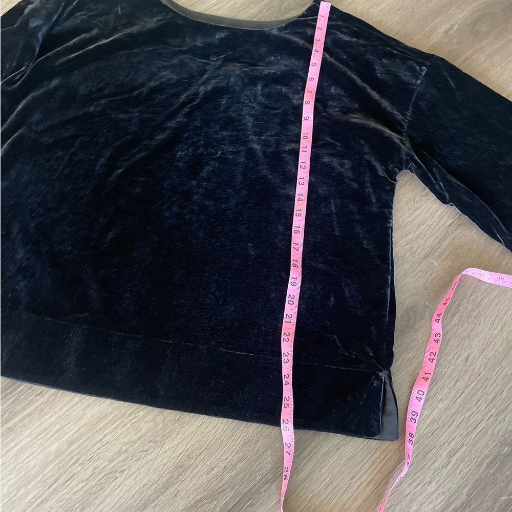 Soft Surroundings Aria Velvet Tunic Black NWT - Picture 6 of 8